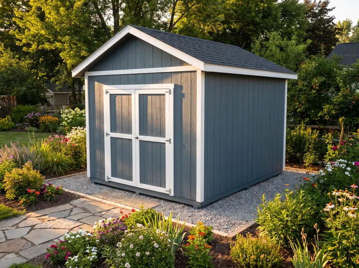 A finished shed